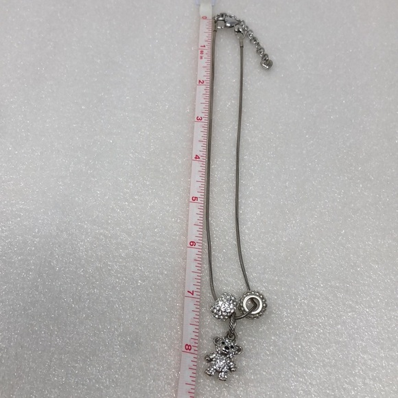 Brighton Bear Necklace And Two Crystal Pave Charms - Picture 6 of 12